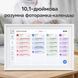 Цифровий календар 10,1&Prime; цифрова фоторамка 32 ГБ Wi-Fi сенсорний Full HD екран розклад справ планувальник завдань 22278 фото 2