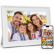 Цифрова фоторамка Frame Frameo 10,1 дюймів 32 ГБ WiFi електронна рамка для фото подарунок FRAMEO з сенсорним дисплеєм біла 22006 фото 1